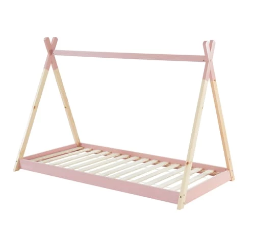 Baita Lits Enfant Lit Enfant Tipi Pin Rose 90x190 Sommier Inclus 3 Baita Lits Enfant Lit Enfant Tipi Pin Rose 90x190 Sommier Inclus – Image 3