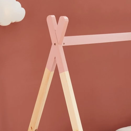 Baita Lits Enfant Lit Enfant Tipi Pin Rose 90x190 Sommier Inclus 4 Baita Lits Enfant Lit Enfant Tipi Pin Rose 90x190 Sommier Inclus – Image 4