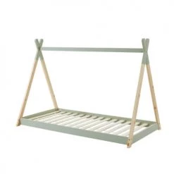 Baita Lits Enfant Lit Enfant Tipi Pin Vert 90x190 Sommier Inclus -Lits enfant Soldes lit enfant tipi pin vert 90x190 sommier inclus 2