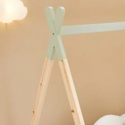 Baita Lits Enfant Lit Enfant Tipi Pin Vert 90x190 Sommier Inclus -Lits enfant Soldes lit enfant tipi pin vert 90x190 sommier inclus 3