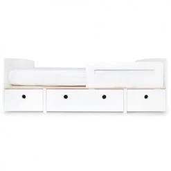 Wookids Lits Enfant Lit évolutif 90x200cm Façades Blanc