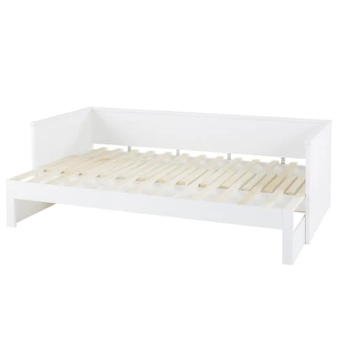Maisons Du Monde Lits Lit Extensible 90x190 Blanc 4 Maisons Du Monde Lits Lit Extensible 90x190 Blanc – Image 4