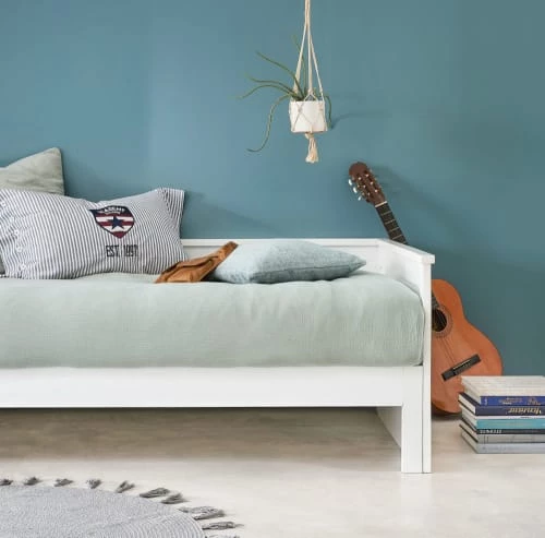 Maisons Du Monde Lits Lit Extensible 90x190 Blanc 5 Maisons Du Monde Lits Lit Extensible 90x190 Blanc – Image 5