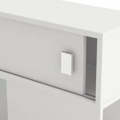 Terre De Nuit Lits Enfant Lit Gigogne 90x200 Blanc Perle -Lits enfant Soldes lit gigogne 90x200 blanc perle 3