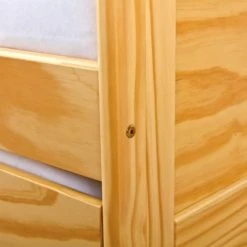 Altobuy Lits Enfant Lit Gigogne 90x200cm Bois Massif Naturel -Lits enfant Soldes lit gigogne 90x200cm bois massif naturel 5