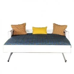 ID Kids Lits Enfant Lit Gigogne Banquette 80x200 Cm Bois Massif Blanc -Lits enfant Soldes lit gigogne banquette 80x200 cm bois massif blanc 2