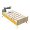Sauthon Original Lits Enfant Lit Junior 65x195x95cm Jaune