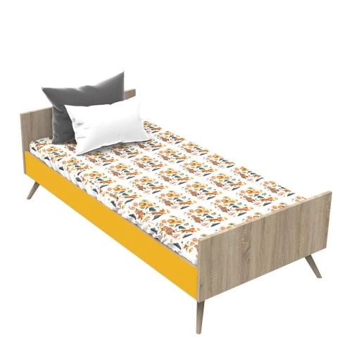 Sauthon Original Lits Enfant Lit Junior 65x195x95cm Jaune 1 Sauthon Original Lits Enfant Lit Junior 65x195x95cm Jaune