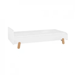 Pinio Lits Enfant Lit Junior 90x200 Blanc Naturel