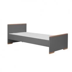 Pinio Lits Enfant Lit Junior 90x200 Gris Naturel