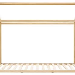 Bopita Lits Enfant Lit Maison 90x200 Naturel -Lits enfant Soldes lit maison 90x200 naturel 3