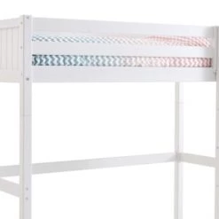 Nordic Factory Lits Enfant Lit Mezzanine 90x200 Blanc -Lits enfant Soldes lit mezzanine 90x200 blanc 5