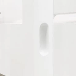 Bopita Lits Enfant Lit Mezzanine 90x200 échelle Droite Blanc -Lits enfant Soldes lit mezzanine 90x200 echelle droite blanc 2