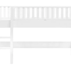 Bopita Lits Enfant Lit Mezzanine Mi-hauteur 90x200 Avec échelle Droite Blanc -Lits enfant Soldes lit mezzanine mi hauteur 90x200 avec echelle droite blanc 3