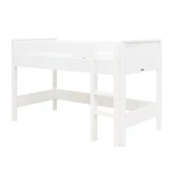Bopita Lits Enfant Lit Mezzanine Mi-hauteur 90x200 échelle Droite Blanc -Lits enfant Soldes lit mezzanine mi hauteur 90x200 echelle droite blanc 3