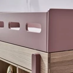 Flexa Lits Enfant Lit Mezzanine Mi-hauteur évolutif Vert -Lits enfant Soldes lit mezzanine mi hauteur evolutif vert 2