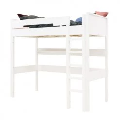 Bopita Lits Enfant Lit Mezzanine Xl 90x200 échelle Droite Blanc -Lits enfant Soldes lit mezzanine xl 90x200 echelle droite blanc 6