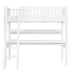 Bopita Lits Enfant Lit Mezzanine Xl 90x200 échelle Inclinée Blanc -Lits enfant Soldes lit mezzanine xl 90x200 echelle inclinee blanc 9