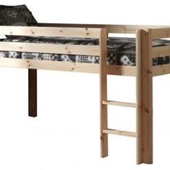 Vipack Lits Enfant Lit Mi-hauteur 90x200 Sommier Inclus Blanc -Lits enfant Soldes lit mi hauteur 90x200 sommier inclus blanc 9