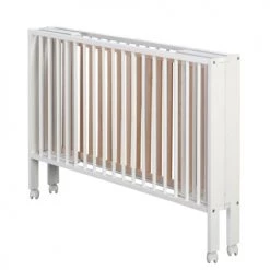 Tissi Lits Enfant Lit Pour Enfant à Barreaux Pliable 60x120 Cm, Blanc 8 Tissi Lits Enfant Lit Pour Enfant à Barreaux Pliable 60x120 Cm, Blanc -Lits enfant Soldes lit pour enfant a barreaux pliable 60x120 cm blanc 2