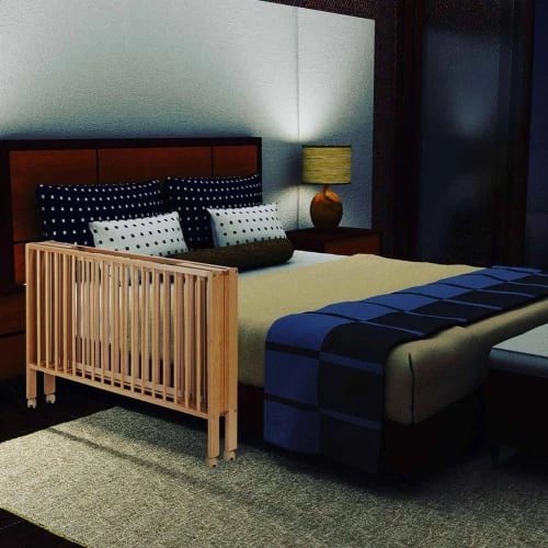 Tissi Lits Enfant Lit Pour Enfant à Barreaux Pliable 60x120 Cm, Blanc 6 Tissi Lits Enfant Lit Pour Enfant à Barreaux Pliable 60x120 Cm, Blanc – Image 6