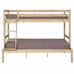 ID Kids Lits Enfant Lit Superposé 120x190 Cm Bois Massif -Lits enfant Soldes lit superpose 120x190 cm bois massif 3