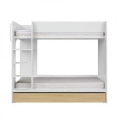 Brw Lits Enfant Lit Superposé 80x180 Sommier Et Tiroir Inclus Blanc 5 Brw Lits Enfant Lit Superposé 80x180 Sommier Et Tiroir Inclus Blanc -Lits enfant Soldes lit superpose 80x180 sommier et tiroir inclus blanc 2