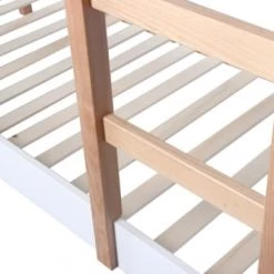 Nordic Factory Lits Enfant Lit Superposé 90x200 Blanc -Lits enfant Soldes lit superpose 90x200 blanc 3