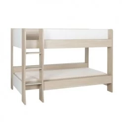 Gami Lits Enfant Lit Superposé 90x200 Blanc Naturel -Lits enfant Soldes lit superpose 90x200 blanc naturel 6