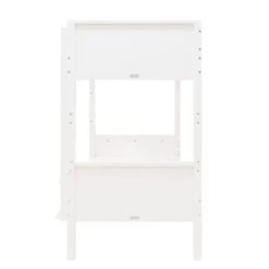 Bopita Lits Enfant Lit Superposé 90x200 échelle Droite Blanc -Lits enfant Soldes lit superpose 90x200 echelle droite blanc 5