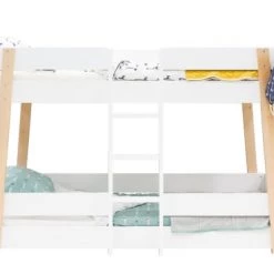 Bopita Lits Enfant Lit Superposé 90x200 Sommier Inclus Blanc Naturel 10 Bopita Lits Enfant Lit Superposé 90x200 Sommier Inclus Blanc Naturel -Lits enfant Soldes lit superpose 90x200 sommier inclus blanc naturel 4