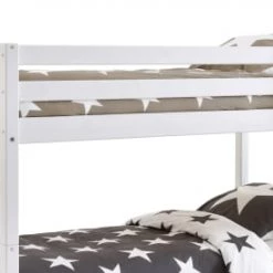 Nordic Factory Lits Enfant Lit Superposé Bar 90x200 Blanc -Lits enfant Soldes lit superpose bar 90x200 blanc 2