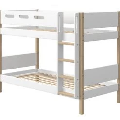 Flexa Lits Enfant Lit Superposé évolutif 90x190 Blanc