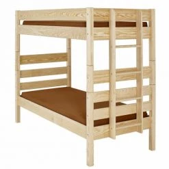 ID Kids Lits Enfant Lit Superposé Haut 90x200 Cm Bois Massif