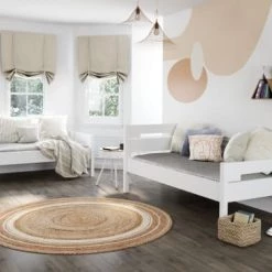 Nateo Concept Lits Enfant Lit Superposé Séparable Bois Massif 90x190 Blanc -Lits enfant Soldes lit superpose separable bois massif 90x190 blanc 2