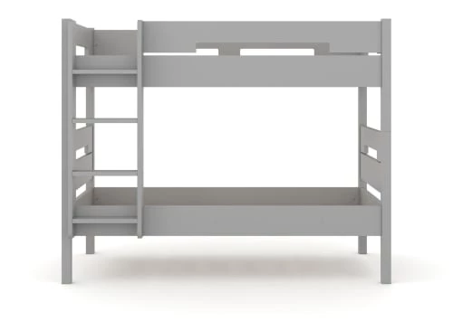 Nateo Concept Lits Enfant Lit Superposé Séparable Bois Massif 90x190 Gris 1 Nateo Concept Lits Enfant Lit Superposé Séparable Bois Massif 90x190 Gris