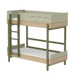 Flexa Lits Enfant Lit Superposé Vert