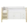 Maisons Du Monde Lits Enfant Lit Surelevé Enfant 90x190 Et Rangements Bicolore