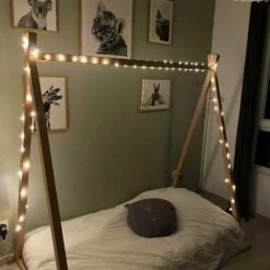 La Fabrique Des Potirons Lits Enfant Lit Tipi 90x190 En Hêtre Massif -Lits enfant Soldes lit tipi 90x190 en hetre massif 2