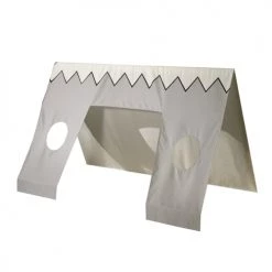 Vipack Lits Enfant Lit Tipi 90x200 Sommier Housse Inclus Blanc Naturel -Lits enfant Soldes lit tipi 90x200 sommier housse inclus blanc naturel 3