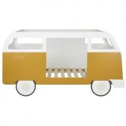 Maisons Du Monde Lits Enfant Lit Van Enfant 90x190 Blanc Et Marron écureuil