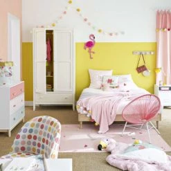 Maisons Du Monde Lits Lit Vintage 140x190 Avec Sommier à Lattes -Lits enfant Soldes lit vintage 140x190 avec sommier a lattes 1000 11 21 160372 6