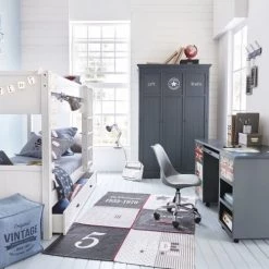 Maisons Du Monde Lits Enfant Lits Superposés 90x190 Blanc -Lits enfant Soldes lits superposes 90x190 blanc 1000 11 27 136844 8