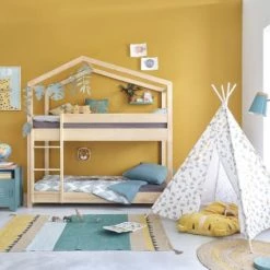 Maisons Du Monde Lits Enfant Lits Superposés Cabane 90x190 En Pin -Lits enfant Soldes lits superposes cabane 90x190 en pin 1000 16 7 206073 8