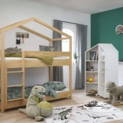 Maisons Du Monde Lits Enfant Lits Superposés Cabane 90x190 En Pin -Lits enfant Soldes lits superposes cabane 90x190 en pin 1000 16 7 206073 9