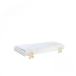 Vipack Lits Enfant Lot De 2 Lit Empilable 90x200 Sommier Inclus Blanc -Lits enfant Soldes lot de 2 lit empilable 90x200 sommier inclus blanc 12