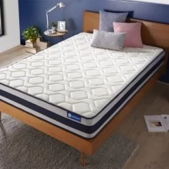 Actisom Matelas Bébé Et Enfant Matelas 90x190 Cm Ressorts Ensachés Et Mémoire De Forme -Lits enfant Soldes matelas 90x190 cm ressorts ensaches et memoire de forme 10