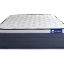 Actisom Matelas Bébé Et Enfant Matelas 90x190 Cm Ressorts Ensachés Et Mémoire De Forme