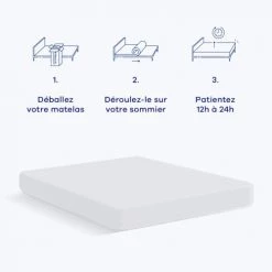 Hypnia Matelas Bébé Et Enfant Matelas Confort-80 X 200 (cm) -Lits enfant Soldes matelas confort 80 x 200 cm 2