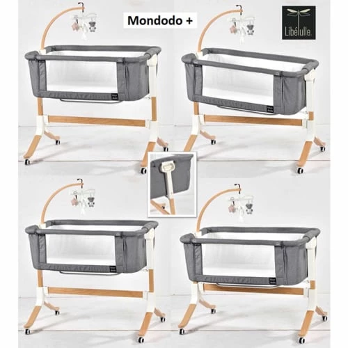 Libélulle Lits Enfant Mondodo+ - Lit Bébé - Berceau Cododo Dimensions Matelas : 90x50cm 6 Libélulle Lits Enfant Mondodo+ - Lit Bébé - Berceau Cododo Dimensions Matelas : 90x50cm – Image 6